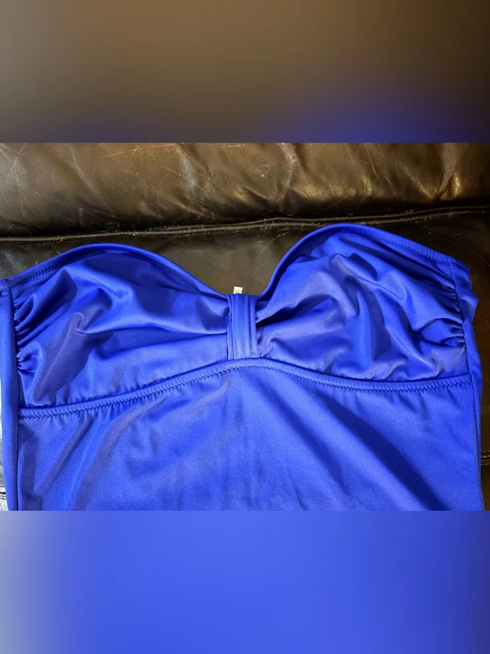 J Crew bandeau strapless swimsuit sz 14